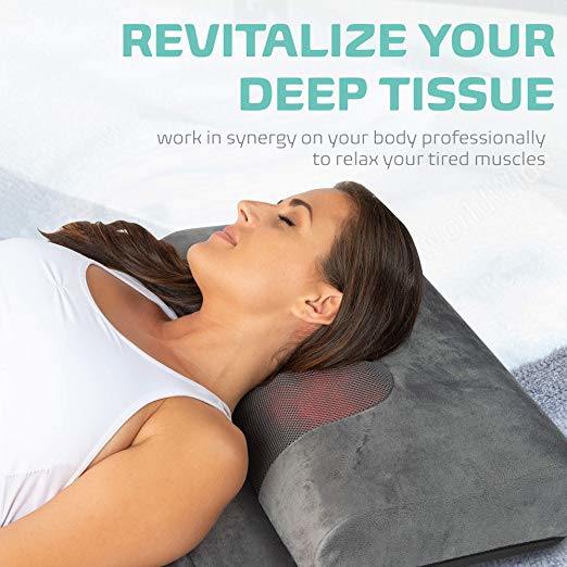 Remote Control Body Massage Mat Shaitsu and Vibration Heat Massage Mattress