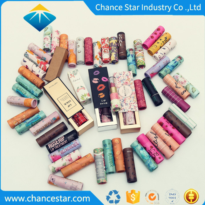 Custom Printing Paper Lipgloss Tube Packaging Cardboard Lipgloss Containers
