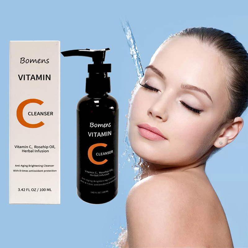 100ml Vitamin C Cleanser Foam Gentle Cleansing Moisturizing Moisturizing Makeup Remover Moisturizing Cleanser