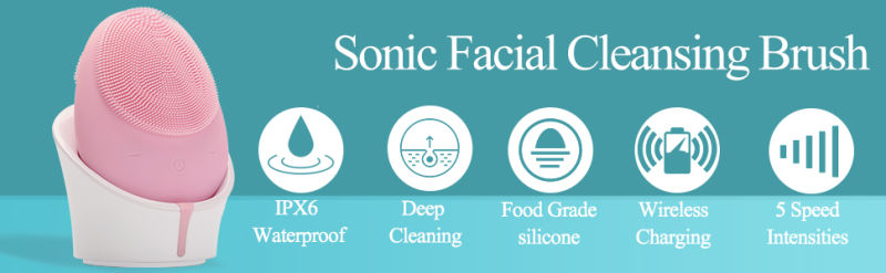 Facial Cleansing Brush, Silicone Face Brush for Men