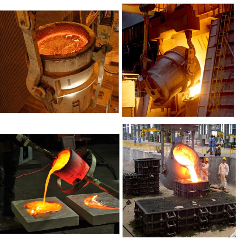 Industrial Foundry Steel Pouring Ladle/Furnace Casting Ladle