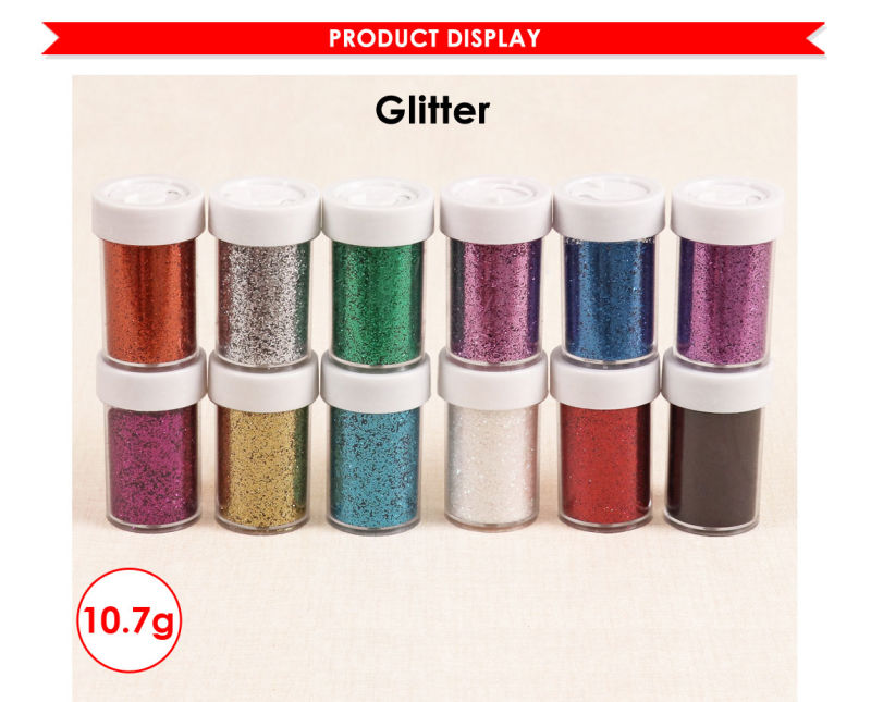 Foska Bottle Packing Bulk Colorful Cosmetic Glitter Powder