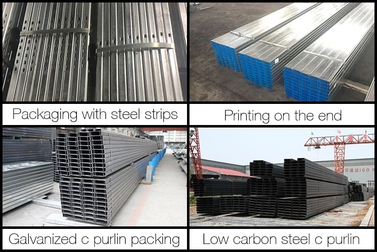 Galvanized Steel C Channel Price C Lipped Purlin From China Supplier