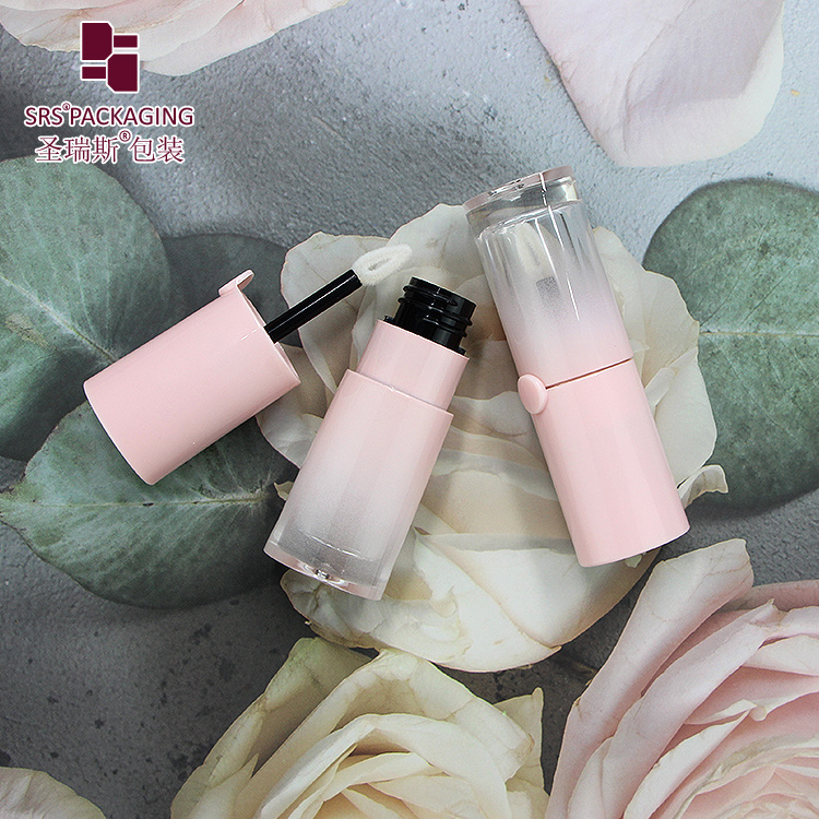 Women Mini 3ml Pink Lipstick Packaging Tube
