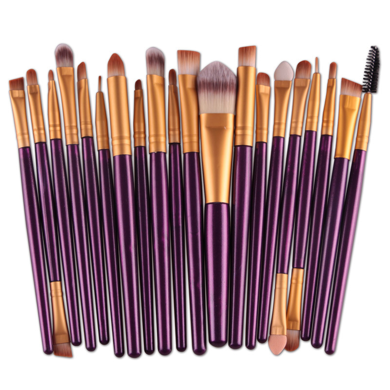 20PCS Cosmetic Makeup Brushes Set Professional Blender Powder Eyeshadow Brush