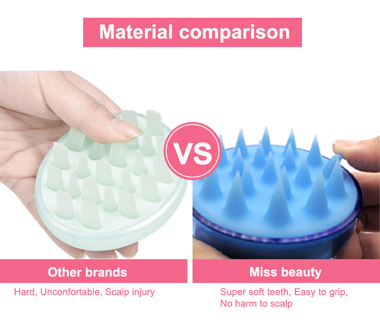 New Arrivals Silicone Durable Bath Brush Hot Baby Shampoo Tool Silicone Cleaning Brush