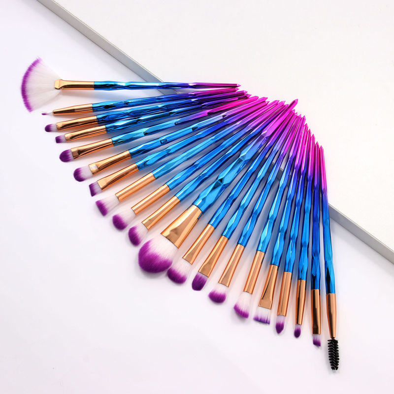 20PCS Personalized Cosmetic Makeup Brush Eyebrushes Professional Makeup Brush Set
