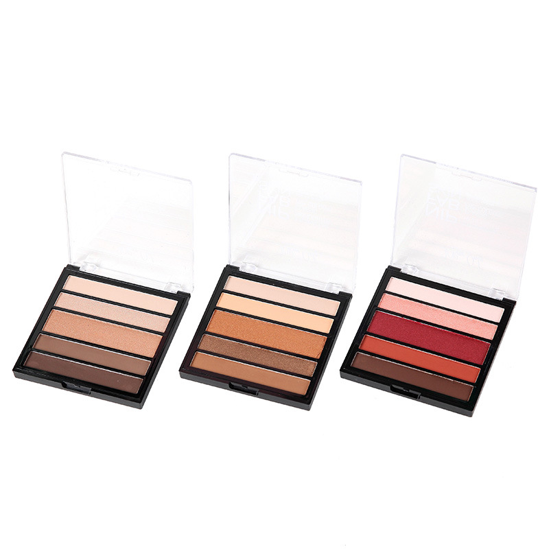 4 Color Eyeshadow +1 Color Highlight Cosmetic High Pigment