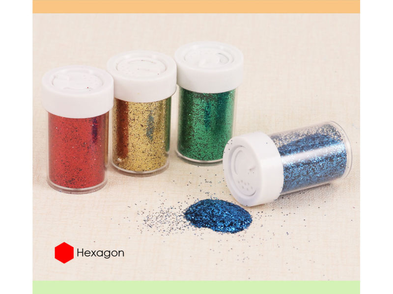 Foska Bottle Packing Bulk Colorful Cosmetic Glitter Powder