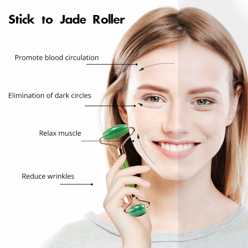 Jade Facial Massage Tool Massage Roller
