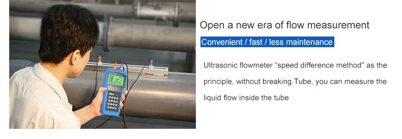 Uniform Liquid Portable Flow Meter Chemical Liquid Chemical Industry Ultrasonic