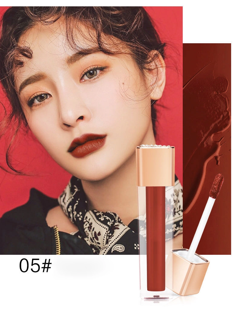 No Logo 6 Colors Vegan Liquid Lipstick Nude Matte Liquid Lipsticks