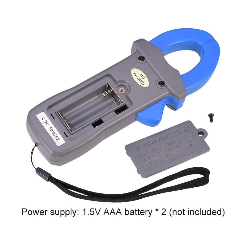 Digital Clamp Meter True RMS Multimeter AC DC Voltage Current Frequency Ncv Resistor Capacitor Temperature Tester Ts203