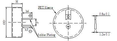 Bigcap Double Layer Capacitors 0.47f 5.5V Type C Farad Capacitor