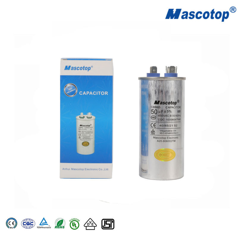 Mascotop Single Cbb65 Capacitor for Electricity Run