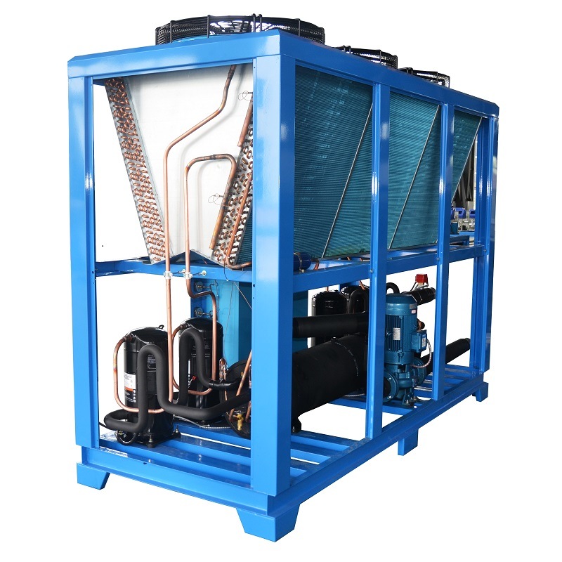 40HP Air-Cooled Shell Condenser in Blue R410A Chiller