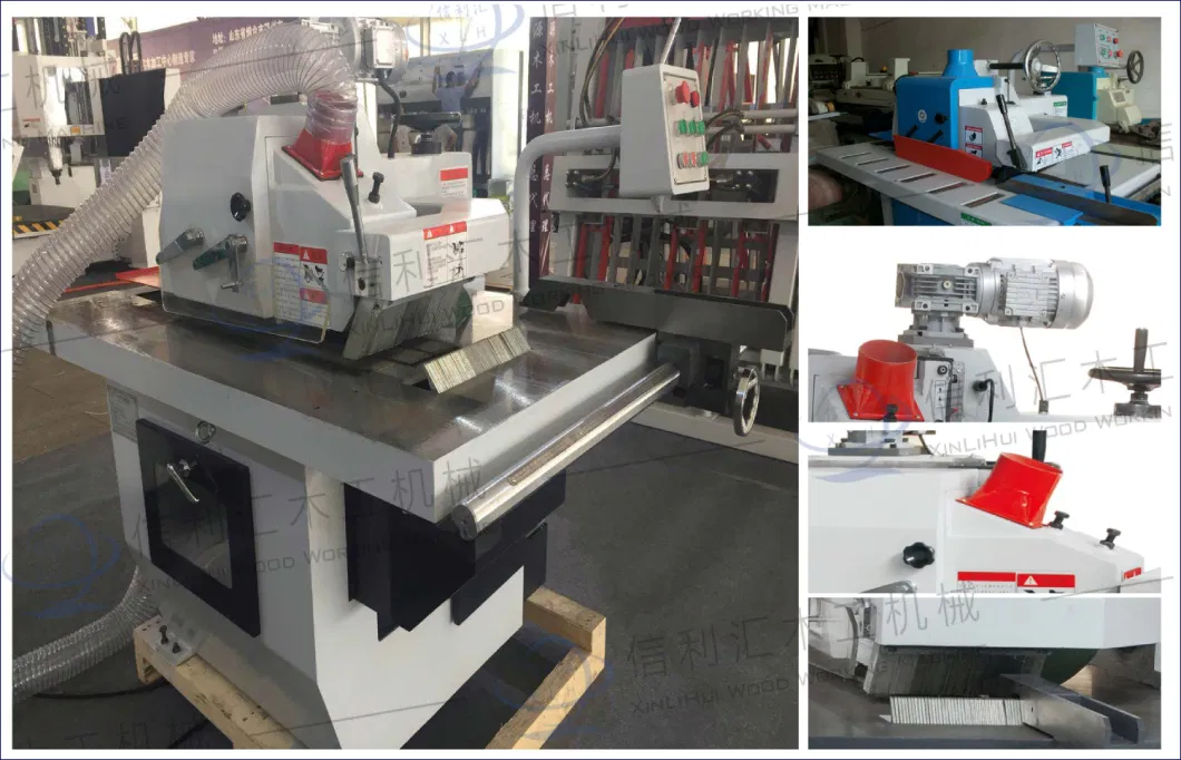 Automatic Monolithic Longitudinal Sawing Machine Woodworking Machine Single Blade Rip Saw Machine/ Single Rip Saw for Solid Wood