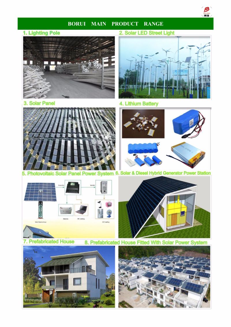 Solar Panel Kits Solar Energy Power 5000W 5 Kw off Grid Systems Compete Batteries for Home Use