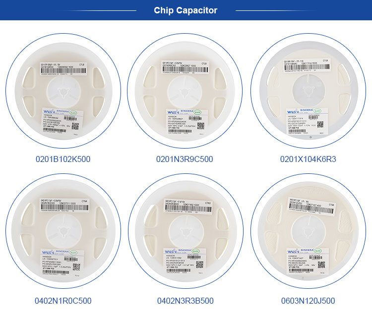 Ceramic Multilayer Monolithic Chip 0402 0603 0805 1206 SMD Capacitor