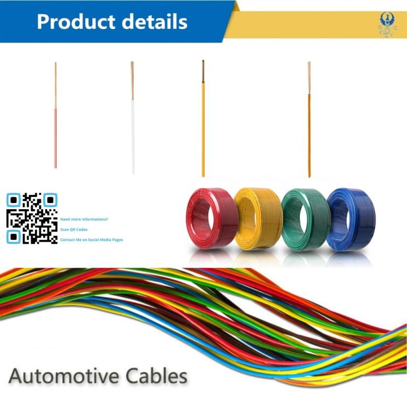 China Automotive Manufacturer Flry-B Automotive Wire ISO 6722 / DIN 72551-6