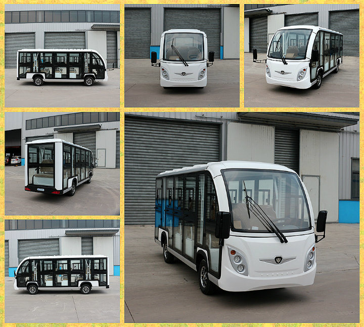 New Design 14 Seater Enclosed Electric Vehicle with Ce Certificate