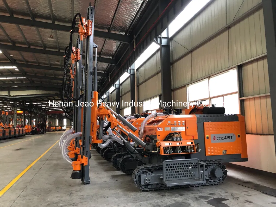 Pneumatic Crawler Integrated Open-Air Monolithic Drilling Rig