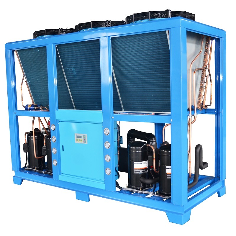 40HP Air-Cooled Shell Condenser in Blue R410A Chiller