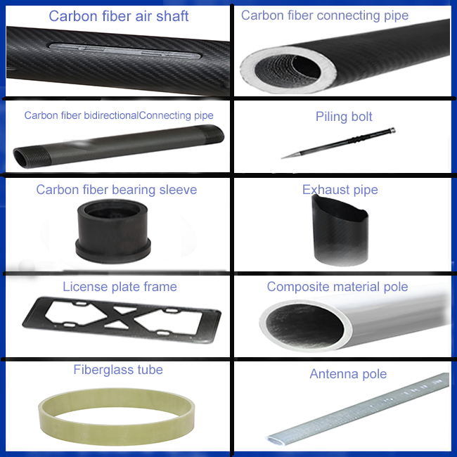 Carbon Fiber Transmission Shaft Carbon Fiber Roller Carbon Fiber Tubes