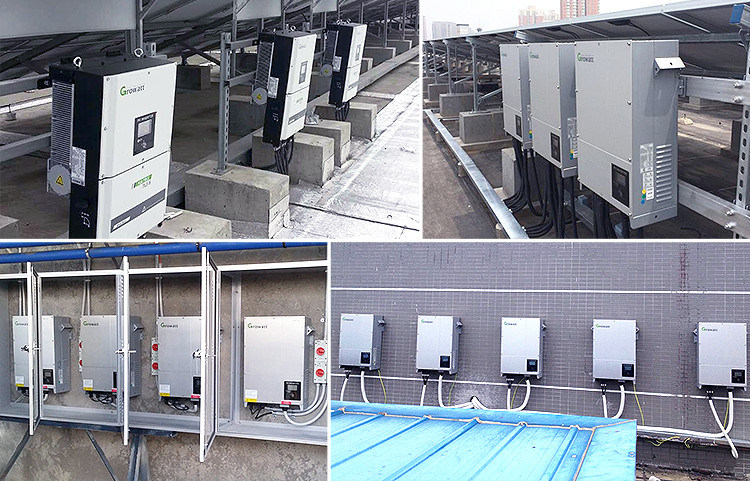 Growatt Grid Tie Inverter DC to AC 8kw Solar Inverter for Solar System
