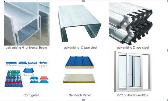 Prefabricated Light Steel Structure Car Exhibition Hall