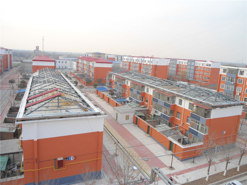 Steel Structure Pavilion Roof Building with Stainless Gutter
