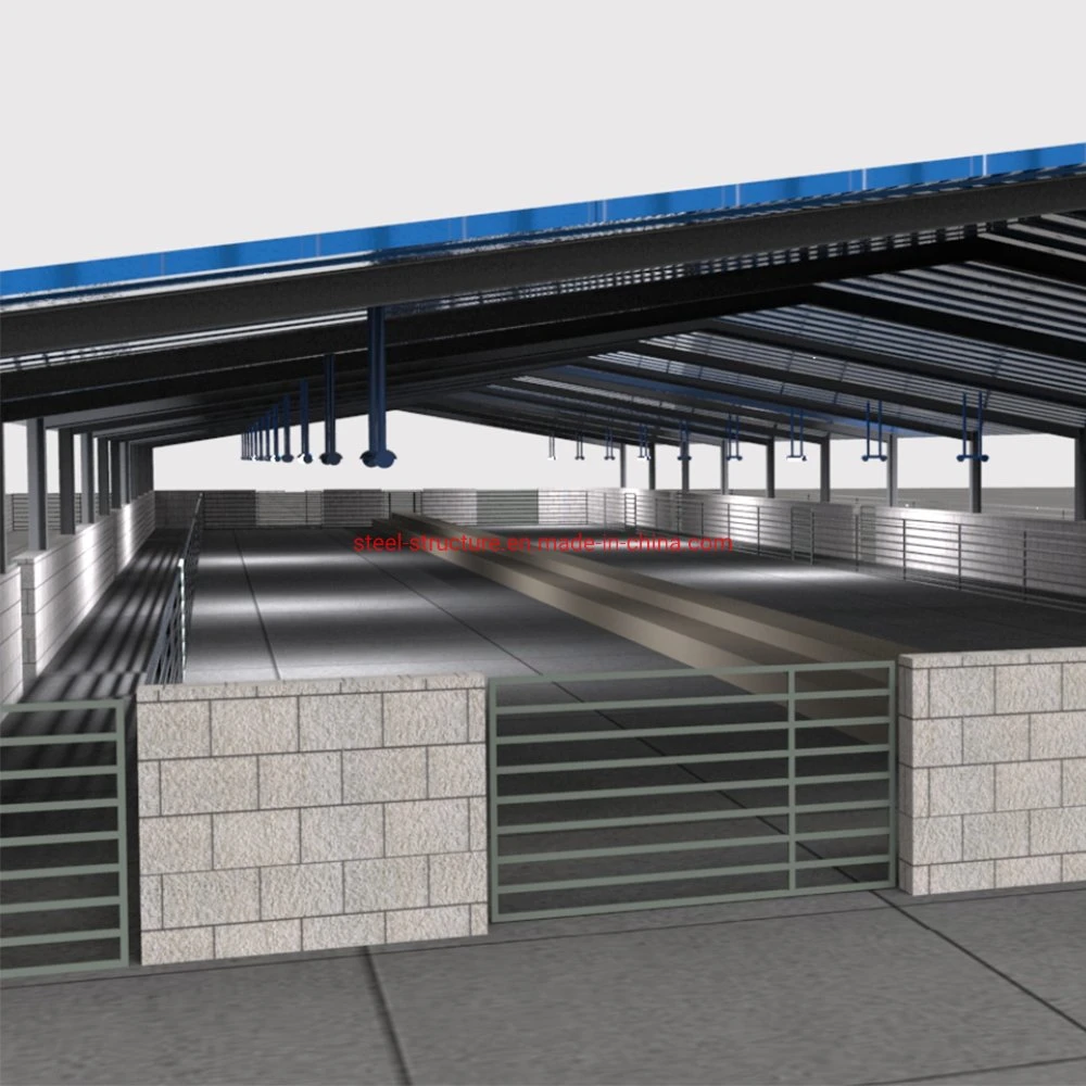 Pre Engineered Prefabricated Steel Structure Daily Farm Shed Cow Shed House