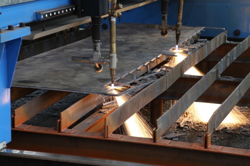 H Section Beam and Column Prefabricated Galvanized Steel Structure Workshop