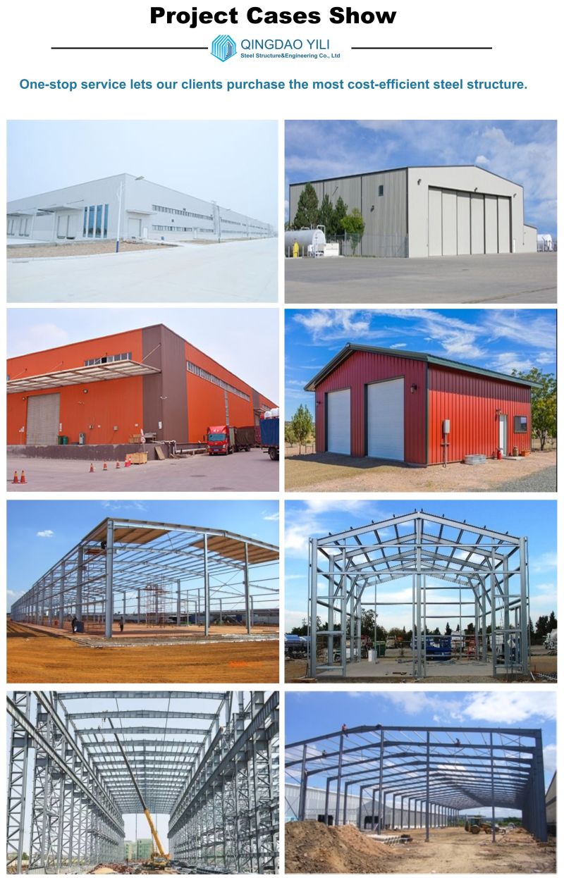 Q235/Q345 Industrial Building High Strength Prefab/Prefabricated Steel Warehouse