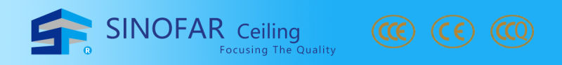 Green Eco-Friendly Building Material Fiberglass Ceiling Tile for Building Material