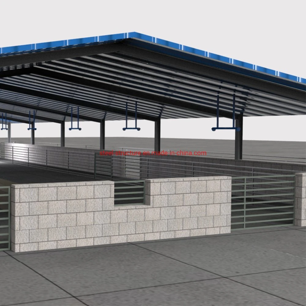 Pre Engineered Prefabricated Steel Structure Daily Farm Shed Cow Shed House