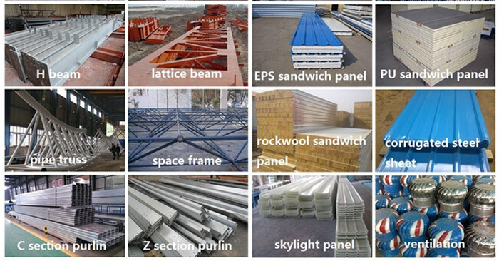 economic Steel Sheet Envoloped Steel Structure