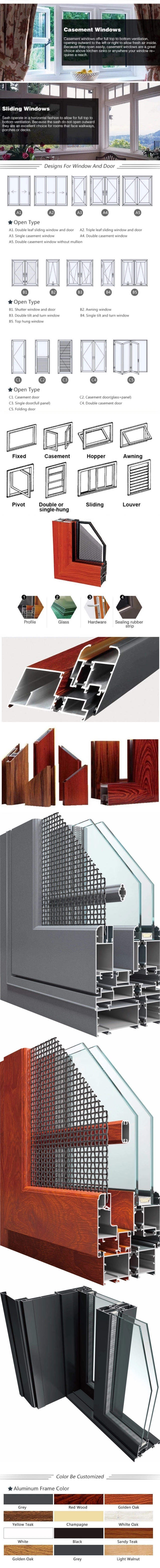 Building Material Aluminium Window Aluminum Curtain Wall for Office Building