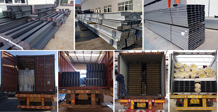Customized Design Steel Garage/Steel Structure Hangar