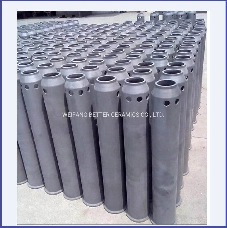Combustion Chamber Application Refractory Silicon Carbide SISIC/RBSIC Burner Tube