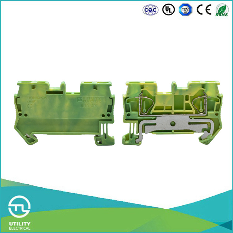 Spring Cable Electrical Connector Earth Clamp Terminal Blocks