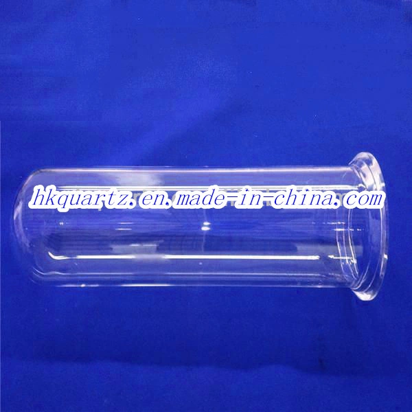 Od310 Quartz Flange Tube with One End Round Closed