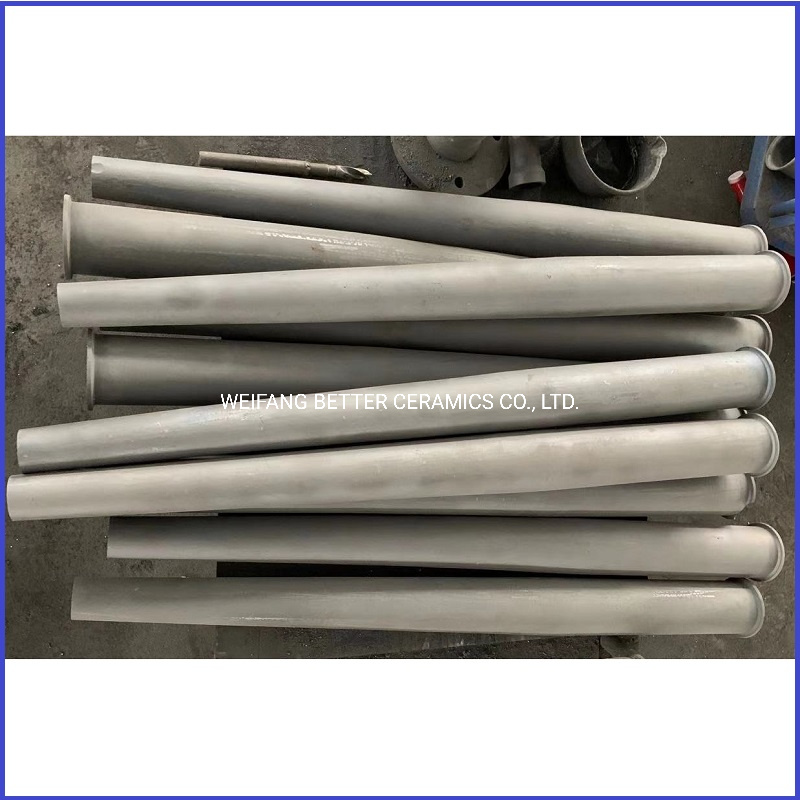 Refractory Silicon Carbide SISIC Thermocouple Protect Tube Flam Nozzle