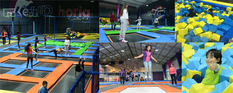 Biggest Customized Size Colorful Indoor Trampoline Park