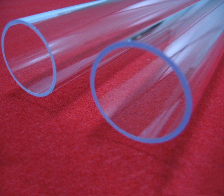 Clear Fused Polish UV Block Silica Quartz Glass Tube