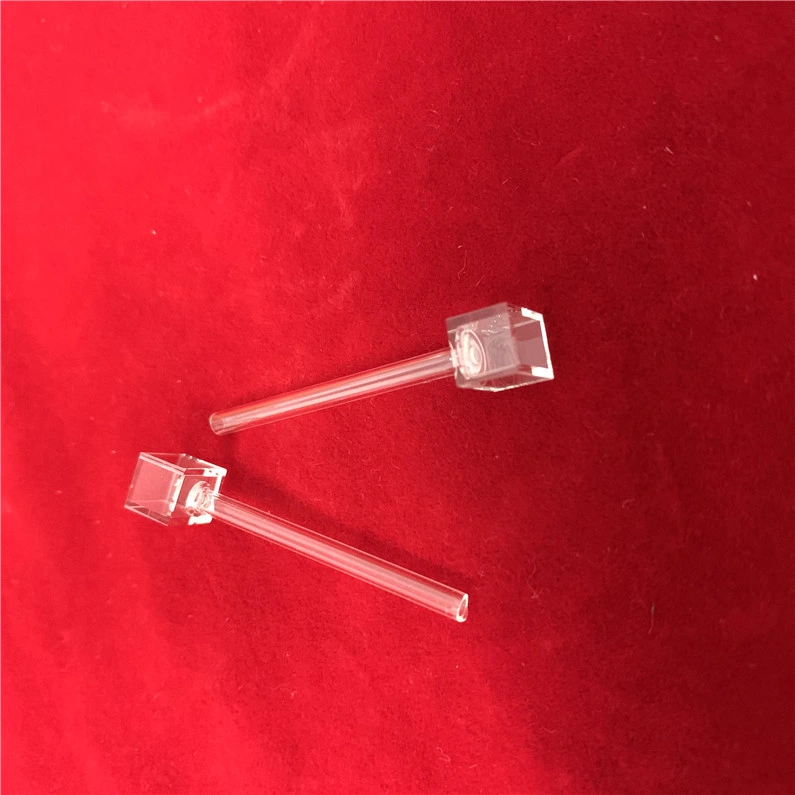 Customize Purity Optical Clear Flow UV Fused Silica Quartz Cell Quartz Glass Cuvette