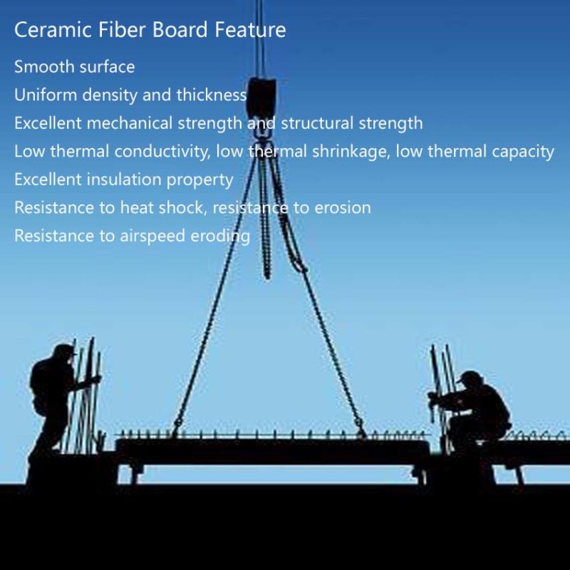Alumina Silicate Ceramic Fiber Board Fireproof Refractory Material