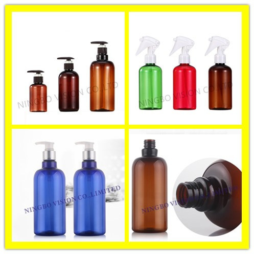 500ml Hair Oil Pet Bottles Round Bottom Cosmetic Bottles