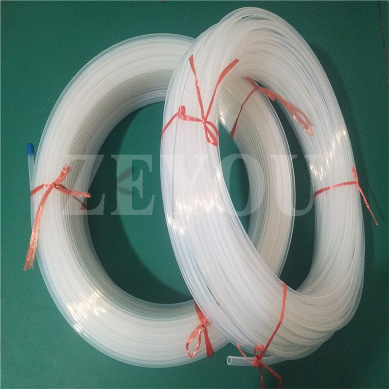Heat Resistant Translucent PTFE PFA Tubing Insulation Flexible F4 Tube