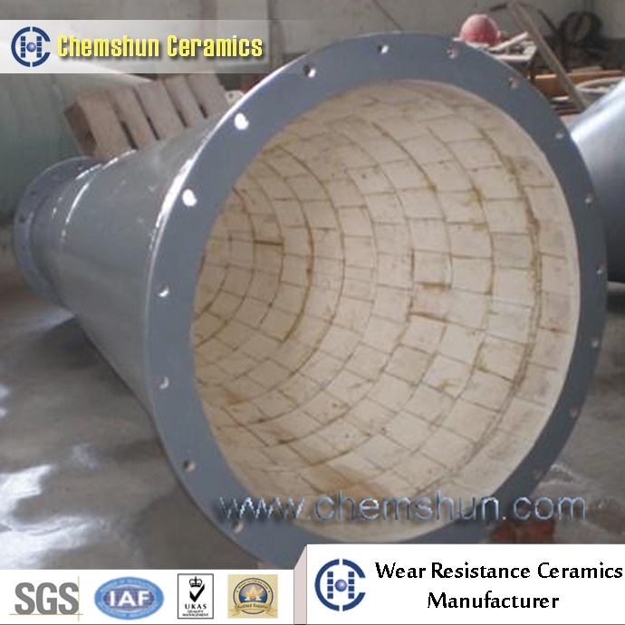 Chemshun Ceramics Supplier Wear Resistant Ceramic Lined Hydrocyclone